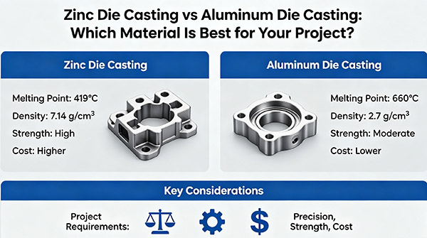 Zinc Die Casting vs Aluminum Die Casting: Which Material Is Best for Your Project?